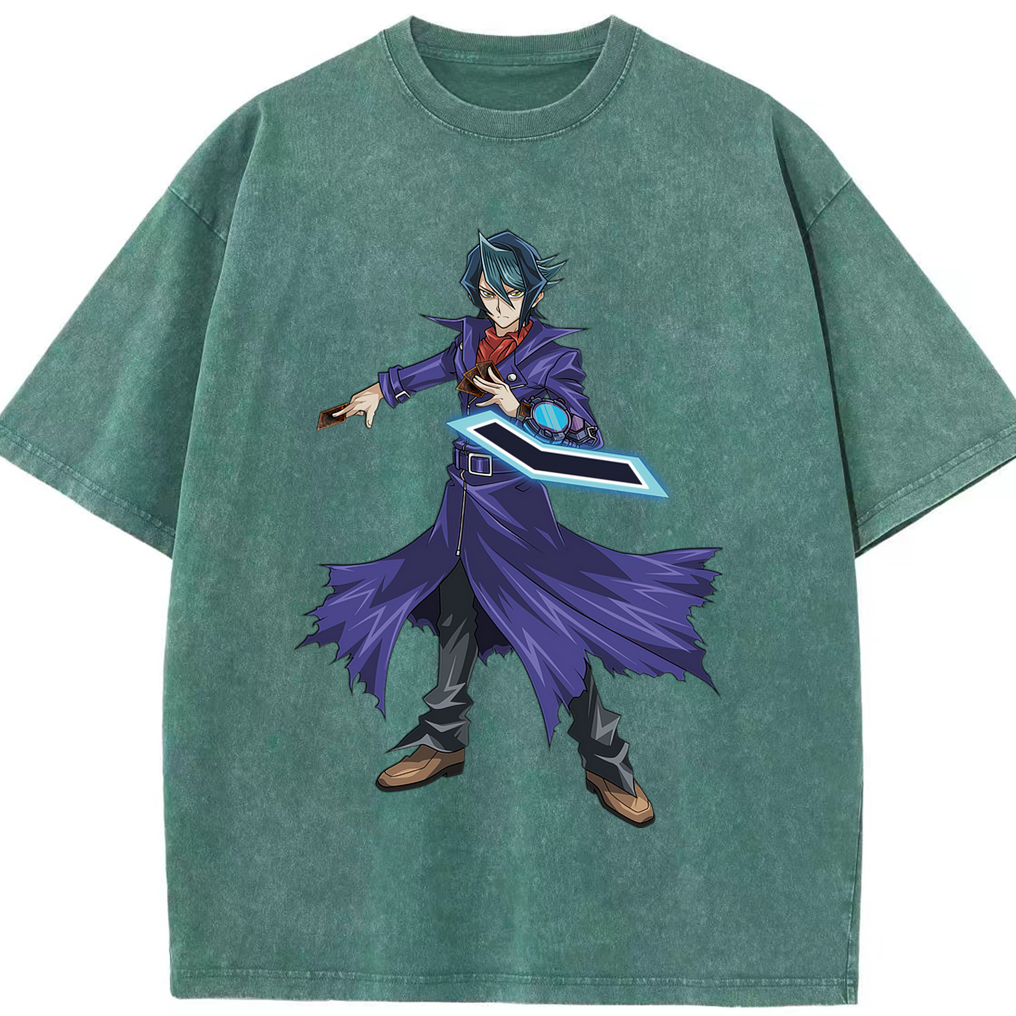 （画像用） 遊☆戯☆王 Yu-Gi-Oh! 綿100% ヴィンテージ風 半袖Tシャツ（フロントプリント）